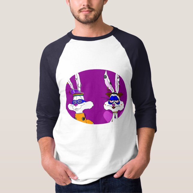 T-shirt Chemise Rabbits Raglan (Devant)