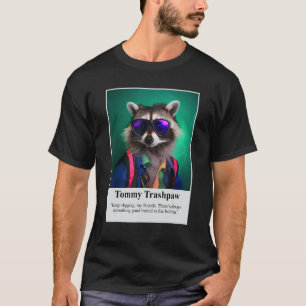 T-shirt Chemise Raccoon des années 90 - Fantastique Chemis