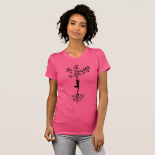 T-shirt Chemise racine d'arbre féminin