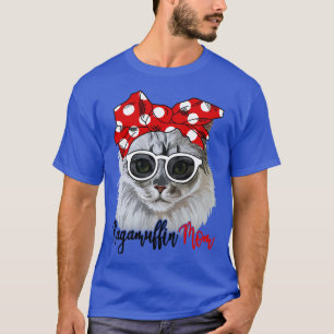 T-shirt Chemise Ragamuffin Chemin Ragamuffin Chat Maman Ba