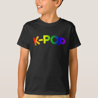 T-shirt Chemise Rainbow K-Pop pour enfants