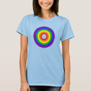 T-shirt Chemise Rainbow Wheel - choisir style & couleur