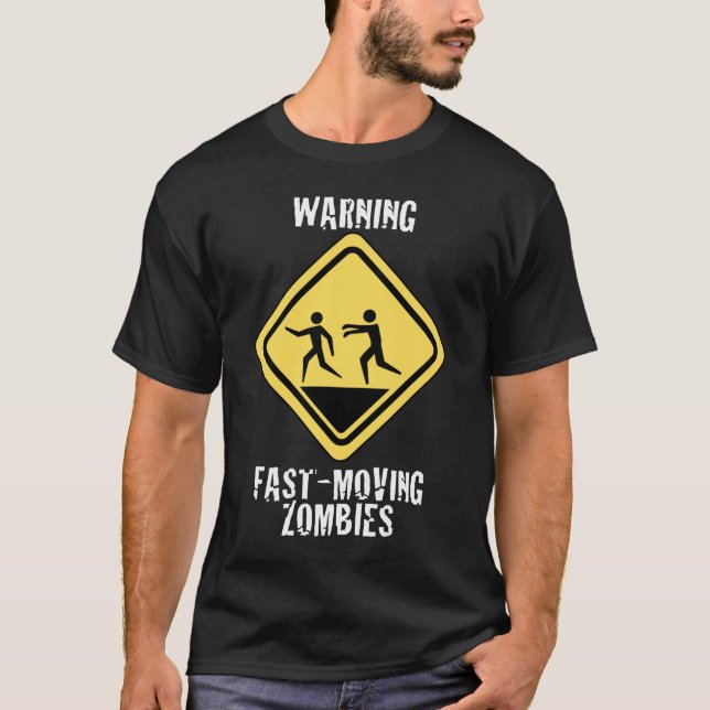 T-shirt Chemise rapide d'obscurité de zombis (Devant)