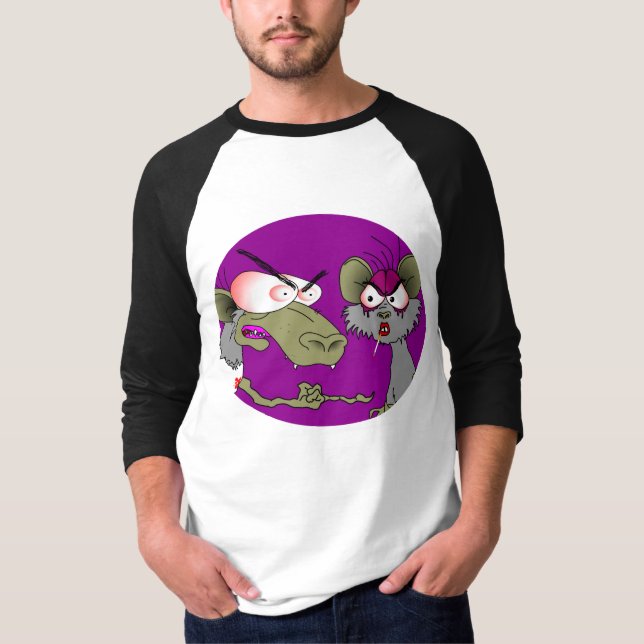 T-shirt Chemise Rats Raglan (Devant)