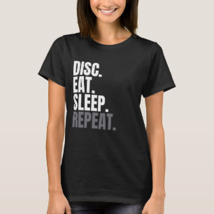 T-shirt Chemise Répétée Disque Mangez Le Sommeil Pour Homm