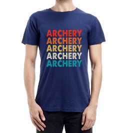 T-shirt Chemise répétée en tir à l'arc gras