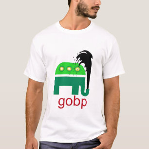 T-shirt Chemise républicaine de Golfe de flaque d'huile d