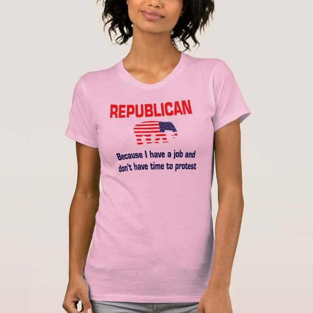 T-shirt Chemise républicaine drôle (Devant)