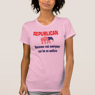 T-shirt Chemise républicaine drôle d'assistance sociale