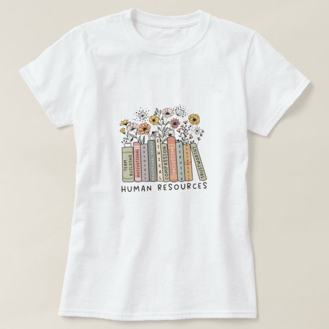 T-shirt Chemise Ressources Humaines (Design devant)