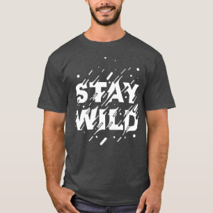 T-shirt Chemise Reste Sauvage Style Boho