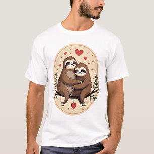 T-shirt Chemise Rétro de la Saint-Valentin Amour de Paress