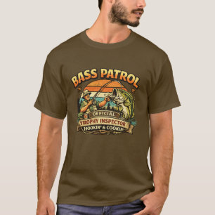 T-shirt Chemise Rétro de Pêche – Inspecteur de Trophée Off