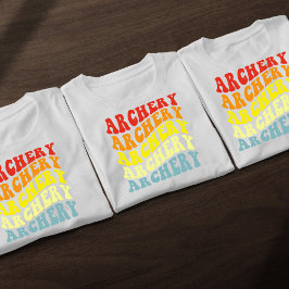 T-shirt Chemise rétro en tir à l'arc