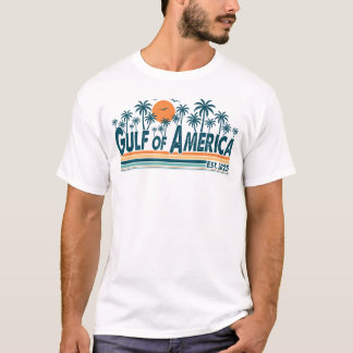 T-shirt Chemise Retro Gulf Of America Est 2025