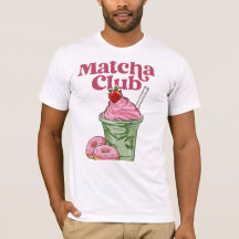 Chemise Rétro Matcha Club Esthétique - Mignon Vint