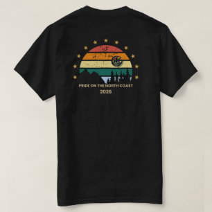 T-shirt Chemise Rétro Sunset Fierté de la Côte Nord