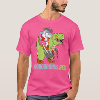 T-shirt Chemise Rex Sharkosaurus - Requin Et Dinosaure Tre