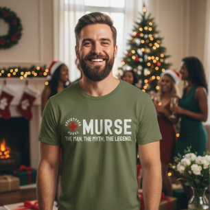 T-shirt Chemise RN Infirmier Le Homme Le Mythe La Légende