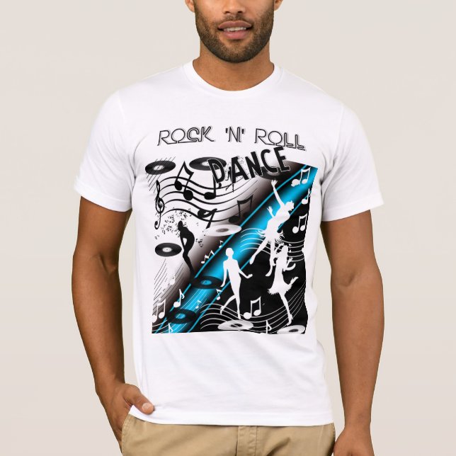 T-shirt Chemise Rock 'N' Roll Danse (Devant)