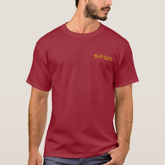 T-shirt Chemise romaine de légion de SPQR (Devant)
