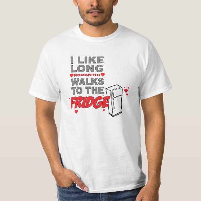 T-shirt Chemise romantique de valeur de promenade (Devant)