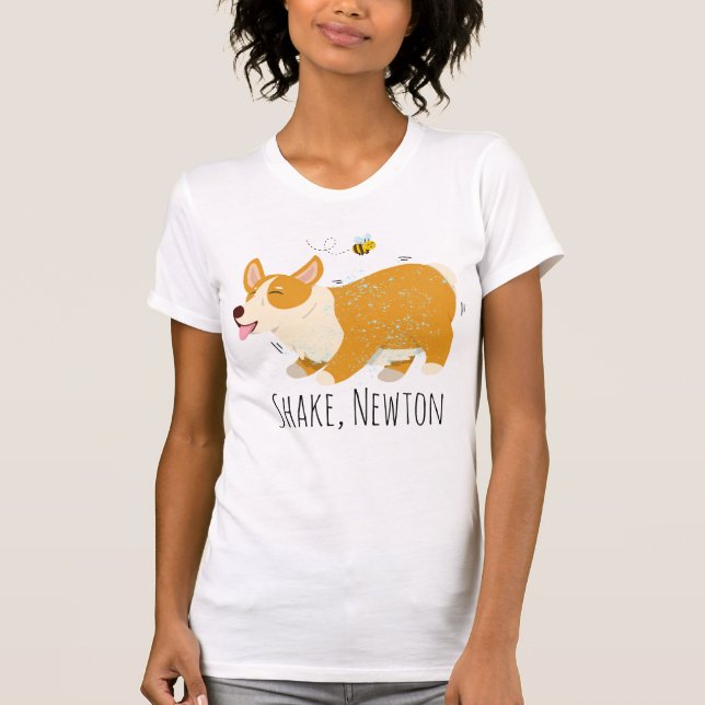 T-shirt Chemise ronde femme Corgi (Devant)