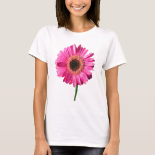T-shirt Chemise rose de fleur
