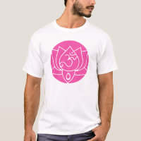 Chemise rose de Lotus Yogini
