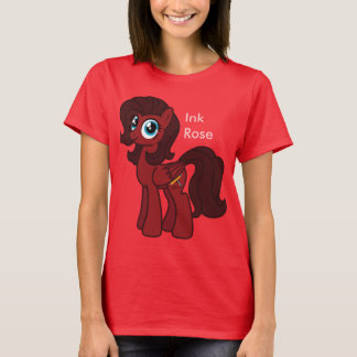 T-shirt Chemise rose d'encre