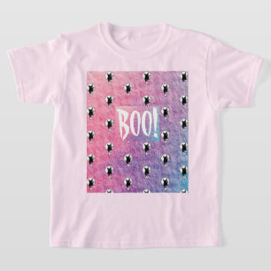 T-shirt Chemise rose d'Halloween pour enfant par la poète 