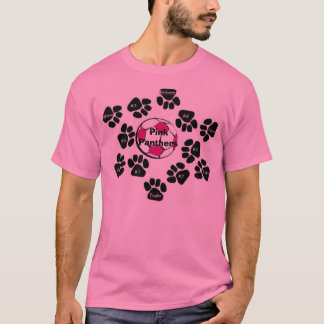 T-shirt Chemise rose du football de panthères