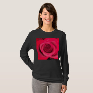 T-shirt Chemise Rose floue