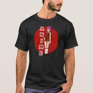 T-shirt Chemise Rose-Haired de fan d'Anime de Rouge-Style