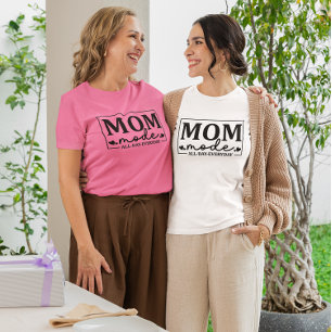 T-shirt Chemise rose mode maman, Cadeaux de fête des mères