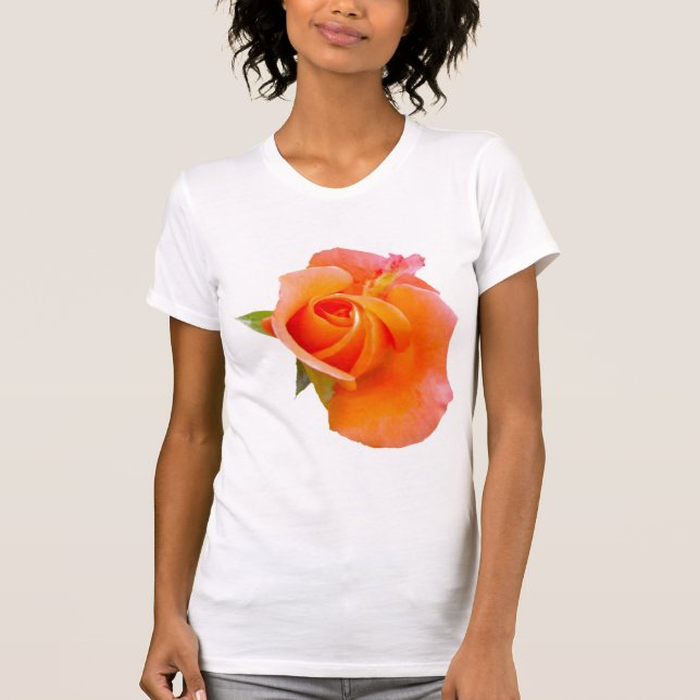 T-shirt Chemise Rose orange (Devant)