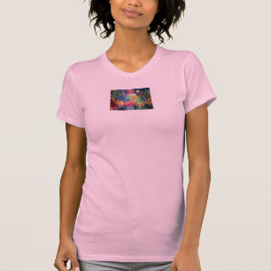 T-shirt Chemise rose tropicale de Flamant rose