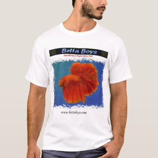 T-shirt Chemise rouge de Betta de demi-lune par des