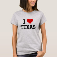 Chemise rouge de coeur du Texas des textes d'amour