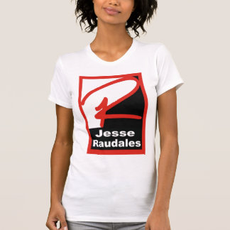 T-shirt Chemise rouge de logo de Jesse Raudales