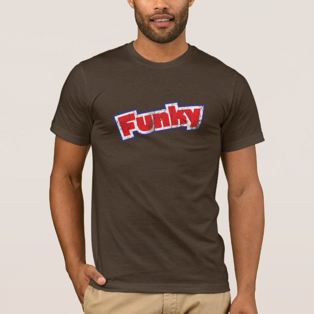 T-shirt Chemise rouge géniale (Devant)