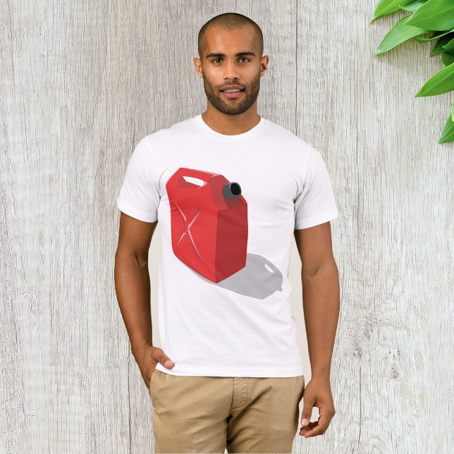 T-shirt Chemise rouge Jerrican Homme (Créateur téléchargé)