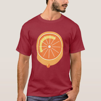 T-shirt Chemise rouge orange