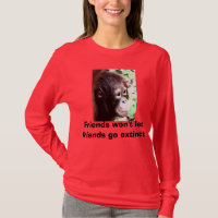 Chemise rouge pour les singes rouges