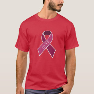 T-shirt Chemise Ruban de Sensibilisation au Cancer de la T
