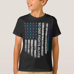 T-shirt Chemise Ruban Semaine de sensibilisation à la prév