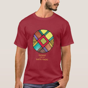 T-shirt Chemise Rune Art Nouveau Ingwaz - Earth Magic