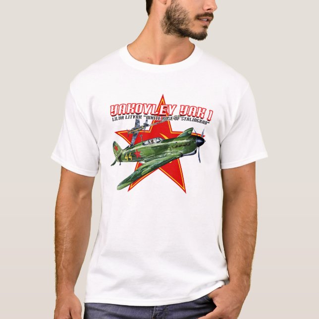 T-SHIRT CHEMISE RUSSE DE COMBATTANT DE YAKS DE LA DEUXIÈME (Devant)