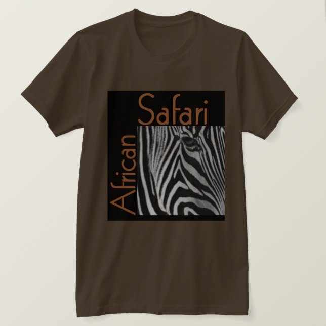 T-shirt Chemise Safari africaine (Design devant)