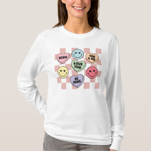 T-shirt Chemise Saint Valentin Coeur de bonbons, Coeur de 